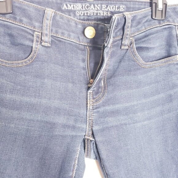 American Eagle Jeggings Stretch Skinny Jeans Women's Size 4 Short Petite - Picture 7 of 11
